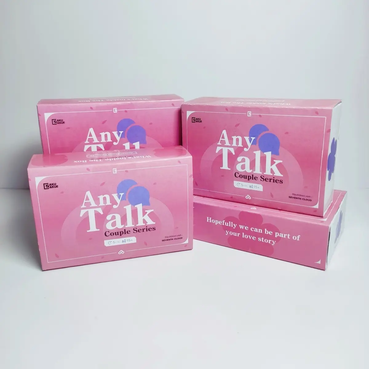 Any Talk Couple Series | Kartu Deep Talk Pasangan | Kartu Permainan | Kartu Obrolan Permainan | Heart to Heart | Kartu Pranikah | Kartu Deep Talk | Game Card Pasangan |  Kartu Edisi Perkenalan - AkuAkui.id
