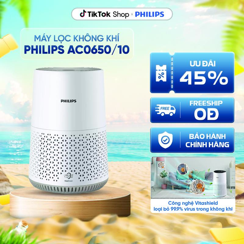 Máy lọc không khí Philips AC0650/10 - NanoProtect HEPA lọc đến bụi 0.003 μm -…