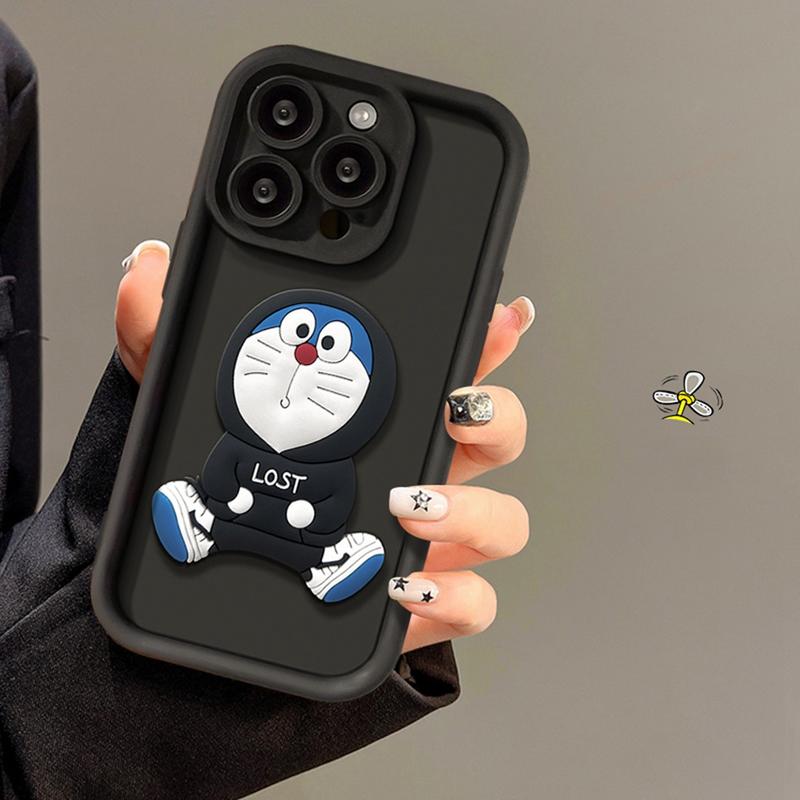 Product Introduction of Cartoon Doraemen  Phone Case for IPhone 11 15 14 13 12 Pro Max 6 6S 7 8 Plus XR XS MAX X Se2020 Case Soft Liquid Silicone Shockproof Protector Cute 3D Cover 28