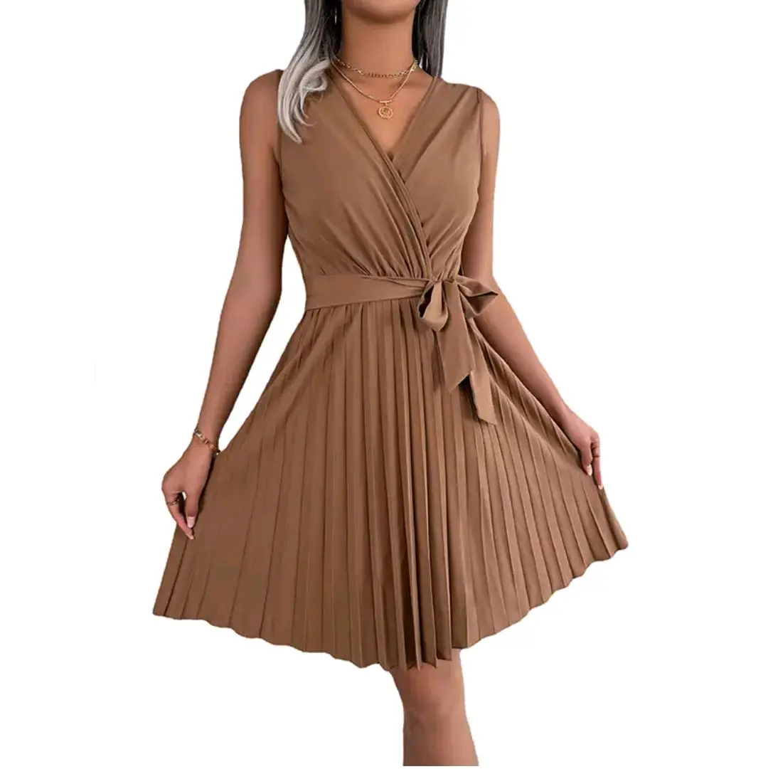 Sleeveless Pleated Dress - last 2 pieces left!