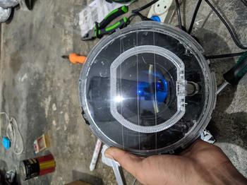 Product Review of IBRIGHT ZE 70 - Projector Biled 2.5inc Blue Lens ibright ze 70 High Low Putih plus kipas pendingin from F**r 5** 2