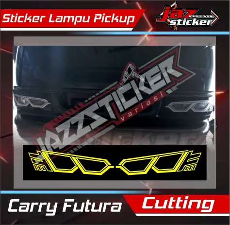 PROMO STICKER LAMPU DEPAN PICKUP / FUTURA / CARRY / STICKER MOBIL PICKUP / STOPLAM / CUTTING VIRAL 3