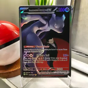 TEAM ROCKET MEWTWO SAR (EVOLUSI MEGA IMPIAN) 281/217 MEGA DREAM ASCENDED HEROES - REPLICA HOLOGRAM CARDS KARTU POKEMON TCG - FREE SLEEVE