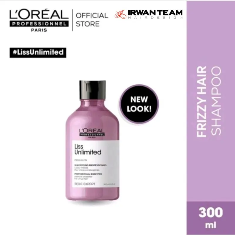 L'Oreal Professionnel Liss Unlimited Shampoo Untuk Rambut Frizzy 0
