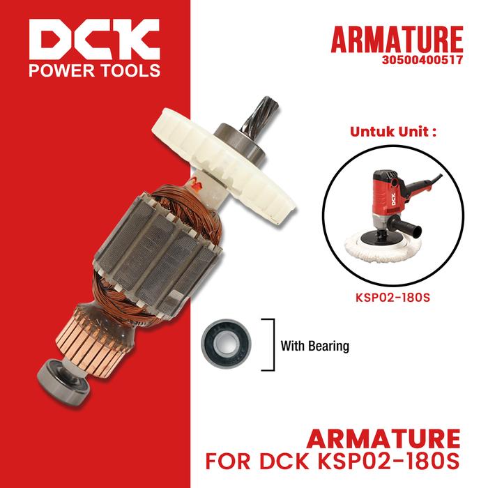 Gambar Armature/Angker untuk Polisher KSP/DSP/ASP02-180S dari DCK Power Tools Indonesia Kota Administrasi Jakarta Barat Tokopedia