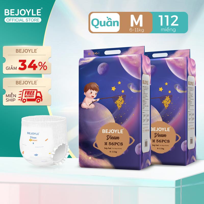 Combo 2 bịch bỉm Bejoyle Dream cao cấp size S/M/L/XL/XXL/3XL/4XL Chính Hãng Tã Dán và Tã Quần