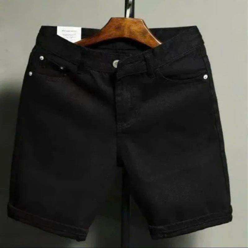 Quần Short Jeans Trắng Trơn Menswear Phong Cách Trẻ Trung Năng Động 2