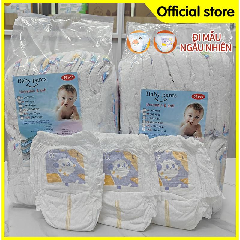 Bỉm quần/tã quần/tã dán 50/100 miếng!tả quần 100 miếng giá rẻ!tả quần cho bé !tả dán bé sơ sinh!tã dán trẻ sơ sinh!bỉm dán cho bé sơ sinh!Siêu thoáng khí nam và nữ em bé siêu hấp thụ tã!Tã đang được giảm giá!