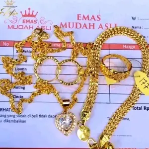 Bisah di jual lagi set perhiasan wanita dapat surat toko