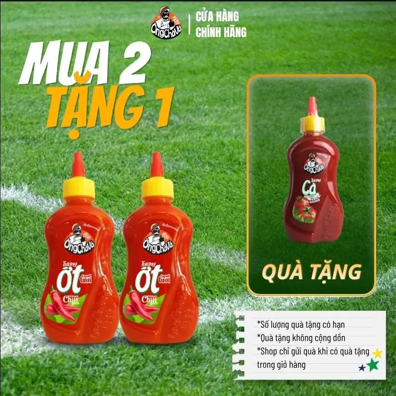 Tương Ớt thương hiệu Ông Chà Và 280gr - Hàng Chính Hãng
