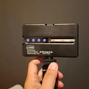 Lampu Selfie Portable RGB LED Full Color Multi Modes / Lampu Mini Jepit Handphone Kamera Laptop Serbaguna