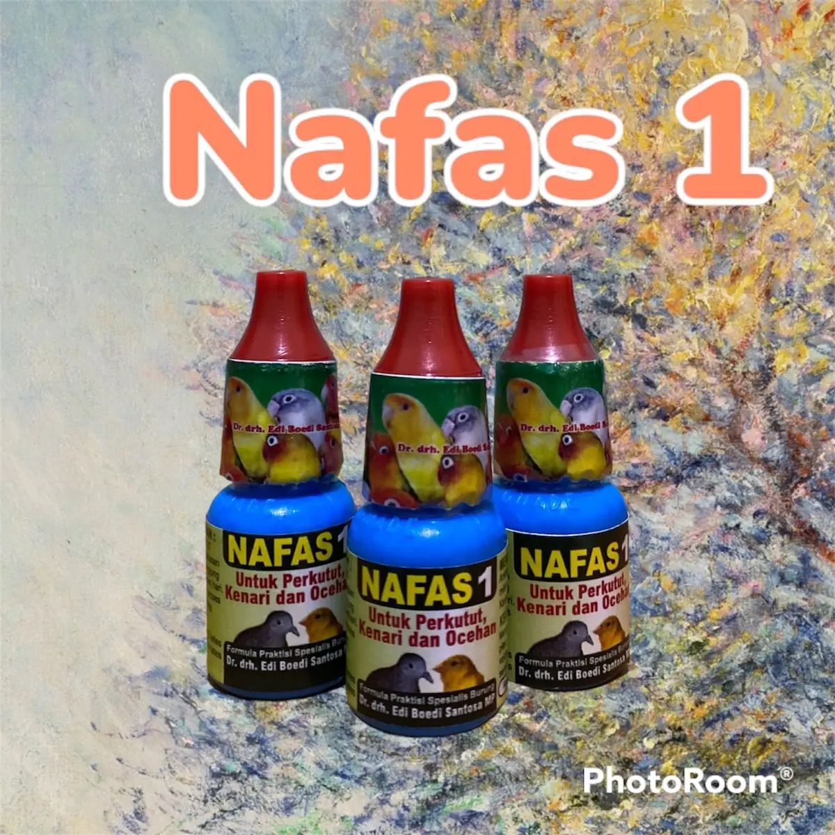 ￼Nafas 1 Obat Vitamin Suplemen Burung Mengatasi Macet Serak Pilek Batuk Asma Dr Edhi