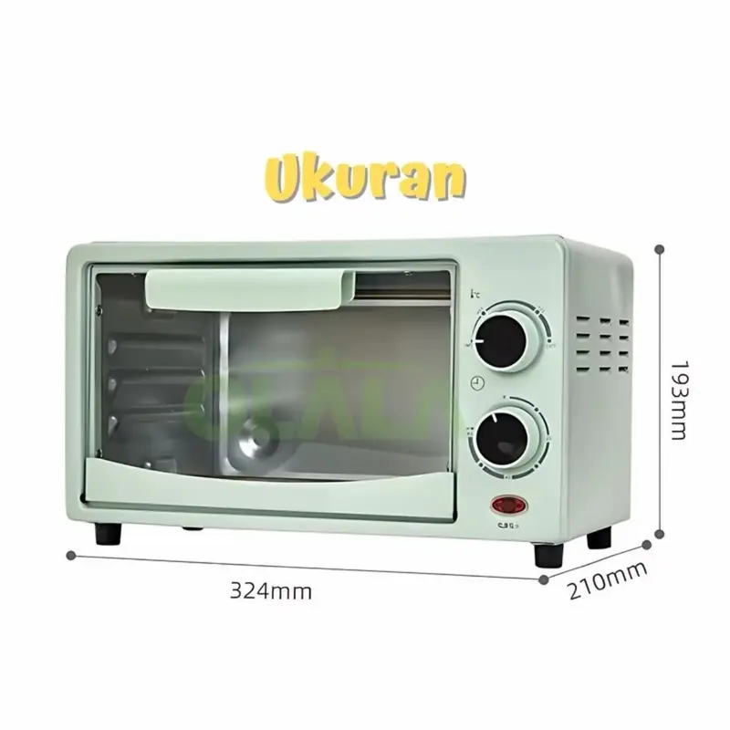 [ COD ] Oven mini TUUMYY PEMANGGANG ELETRIK PEMANAS MAKANAN STAINLEES kapasitas 12 LITER TM 1202 F 5