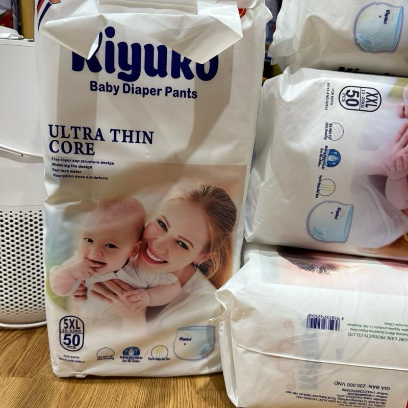 50 Miếng Tã/Bỉm quần Kiyuko /M/L/XL/XXL/3XL Công nghệ Nhật Bản cho bé sơ sinh tả