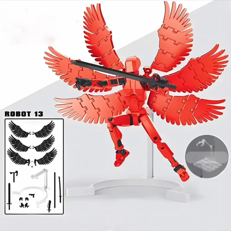 【COD】Mainan Action Figure Model Cetak 3D Sendi Bergerak Figur Aksi Dummy 13 Model Mecha Diecast 1