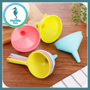CORONG MINYAK ATAU AIR BAHAN PLASTIK / CORONG GAGANG / CORONG DAPUR SERBAGUNA / FUNNEL Kitchenware