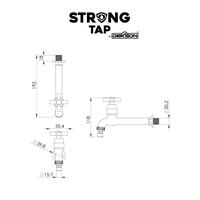 Gambar STRONG TAP Kran Air Tembok Leher Panjang Taman Wudhu Kamar Mandi Cuci Tangan WT 6014 dari Strong Hardware Shop Kota Tangerang 4 Tokopedia