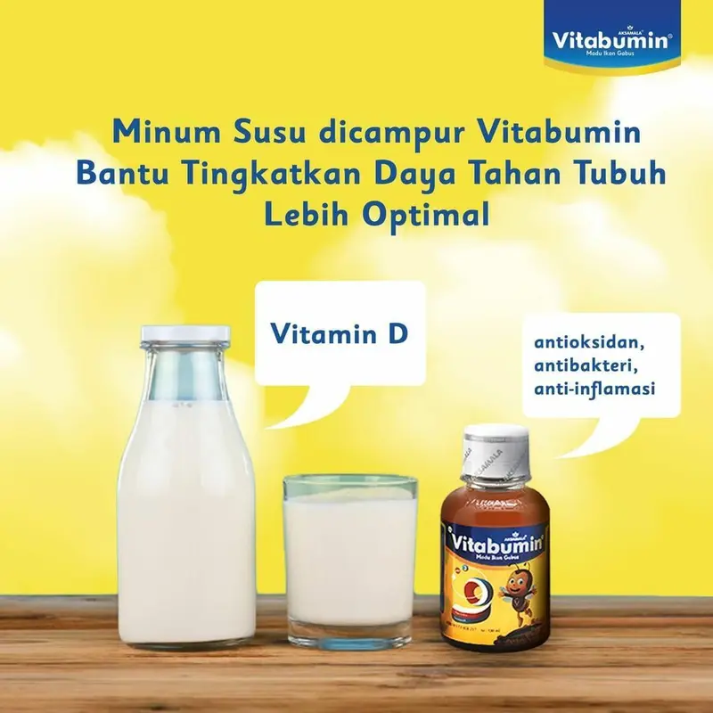 Vitabumin Madu Ekstrak Ikan Gabus - Bantu tingkatkan Nafsu Makan 1