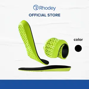Rhodey Insole Sepatu Alas Kaki Orthopedic Breathable - GO-1-Hitam