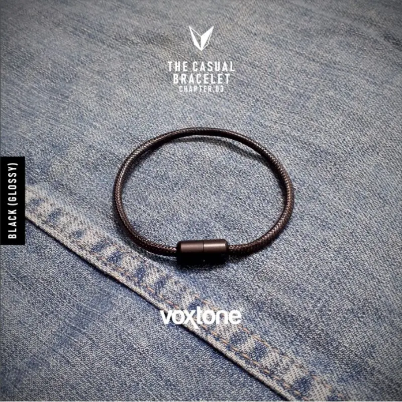 Viral Gelang Tali Dengan Konektor Besi Alloy - Voxtone Bracelet Chapter 03