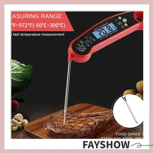 Termometer Makanan Digital Presisi Tinggi Barbekyu Alat Masak