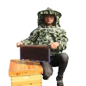 Baju Anti Sengat Lebah Itama Apis Melifera Apis Cerana Atasan Murah dengan Jaring Muka Hitam/Putih & Karet di Pergelangan Tangan dan Kaki All Size