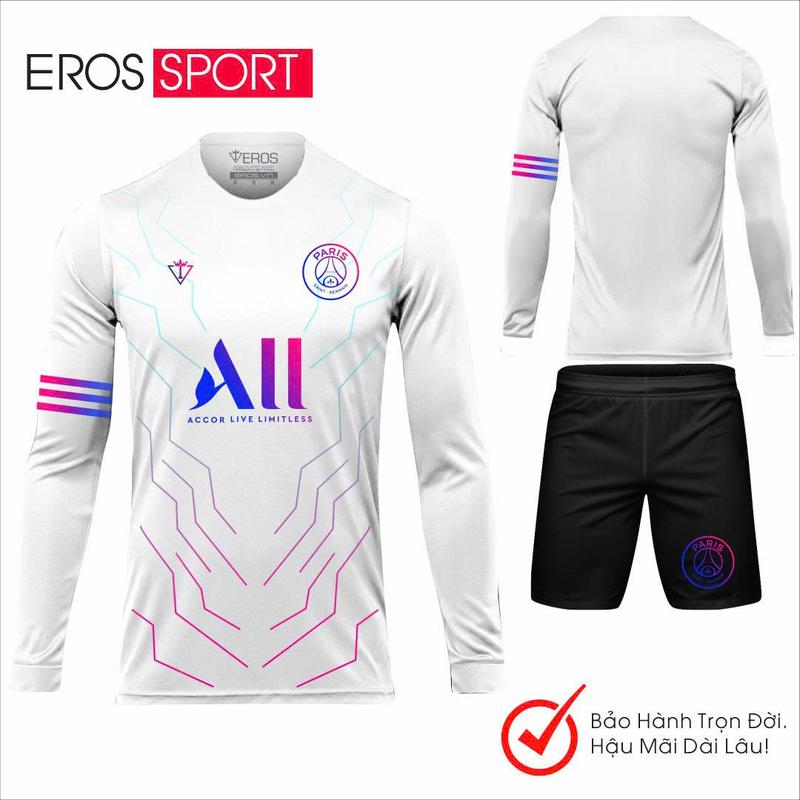 (D) TOP 10 MẪU QUẦN ÁO BÓNG ĐÁ TAY DÀI THIẾT KẾ D5, đồ thể thao nam, áo bóng đá tay dài, vải thun co giản, thoáng mát. Top mẫu mới Eros Sport