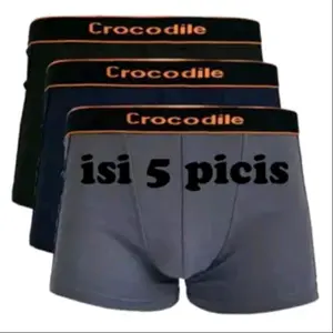 Paket 5 Pcs Celana Dalam Pria Dewasa Boxer Ice Slik Yang Lagi Virall
