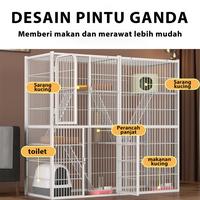 Gambar ChongChong-Kandang Kucing 4 Lapis Yang Dapat Dirakit Kandang Kucing Ruang Luas Rumah Kucing - Hitam4pcs 60*60*70 dari Chong Chong Kab. Tangerang 5 Tokopedia