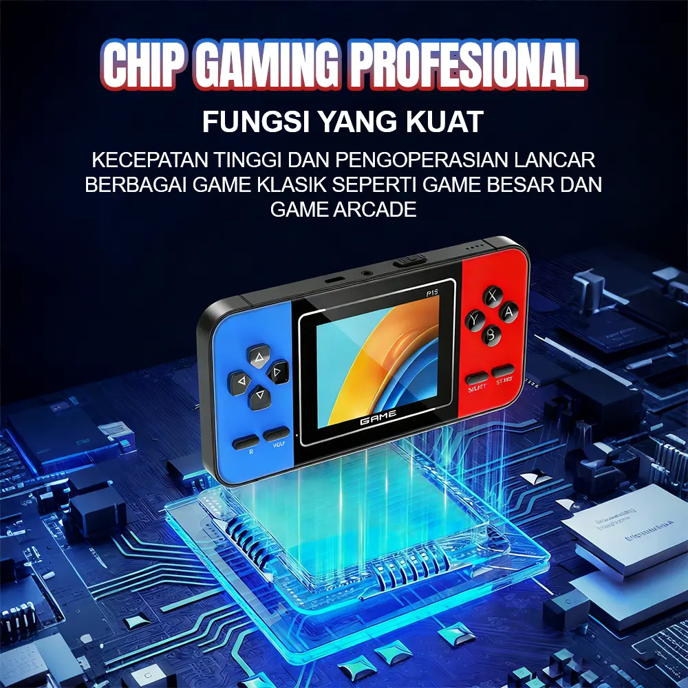 【Pastikan bisa diterima sebelum memesan】Konsol game baru 2026, termasuk 500 game klasik, konsol game nostalgia, kualitas gambar HD, konsol game portabel