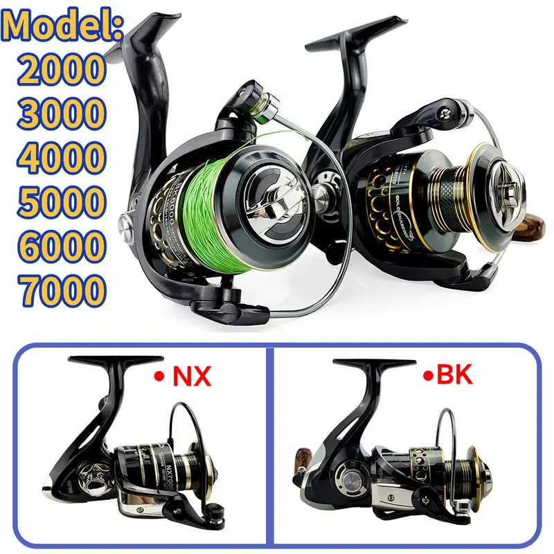 Metal Fishing Reel 3000 4000 5000 6000 Series Gear Ratio: 5.2: 1 Smooth Spinning Double Brake Reel for All Waters Fishing - TikTok Shop Philippines Metal Fishing Reel 3000 4000 5000 6000 Series Gear Ratio: 5.2: 1 Smooth Spinning Double Brake Reel for All Waters Fishing - TikTok Shop Philippines