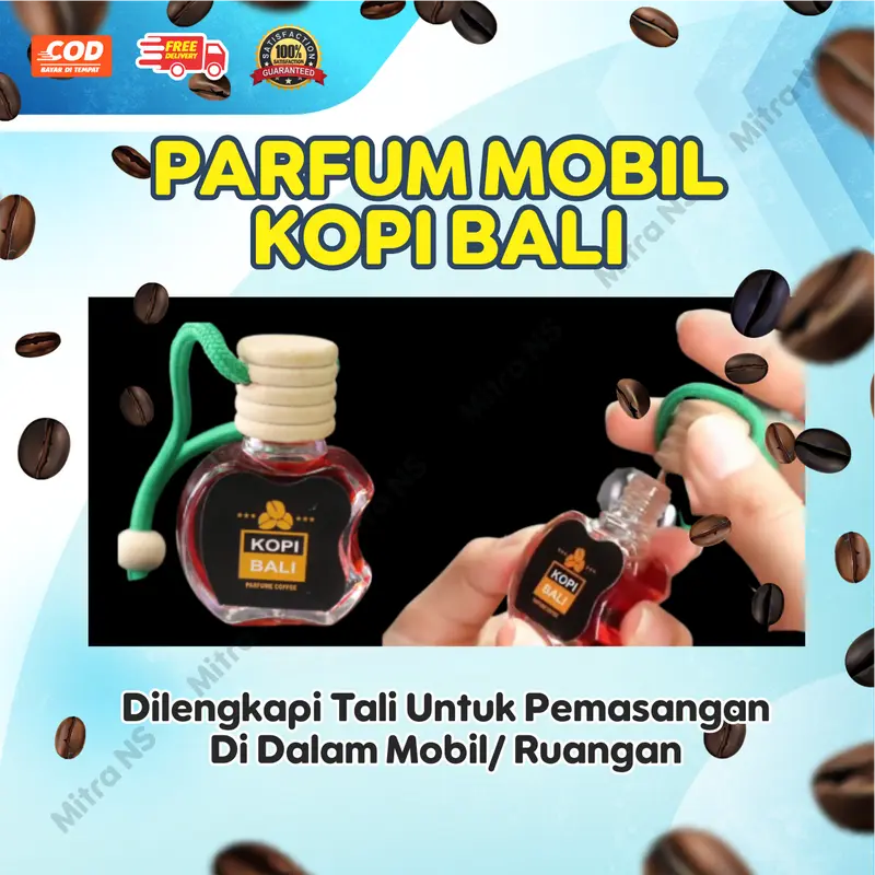 Parfum Mobil Botol Kaca Aroma Kopi Bali Isi 7 Pcs Parfum Kopi Aroma Awet Car pengharum 4