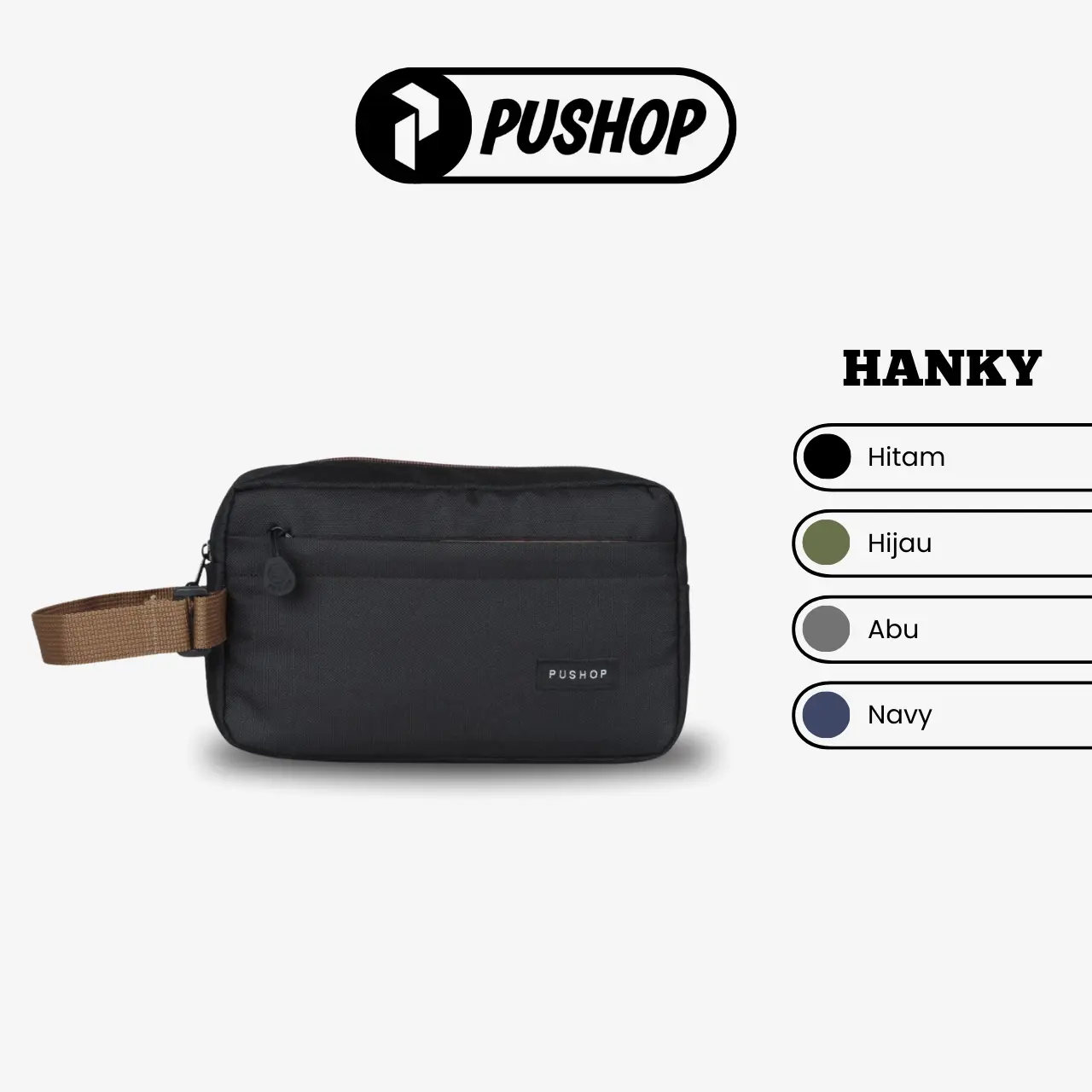 Pushop Authentic - Tas Pria Handbag/Puch Pria Hanky
