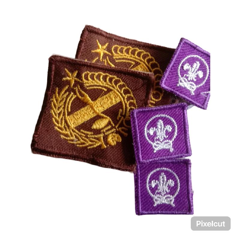 100pcs badge atribut/logo bordir grosir murah 8