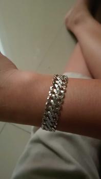 Product Review of Benika Accesories - Gelang Tangan Rantai Wanita Xuping Jewellry Lipan Dove 1.2cm 1.5cm - Korean Style Anti Karat Aesthetic - Aksesories Fashion Trendi 2023 - Titanium Simple Elegand Mewah - Bracelets Kulit Perhiasan Permata from I**O 0