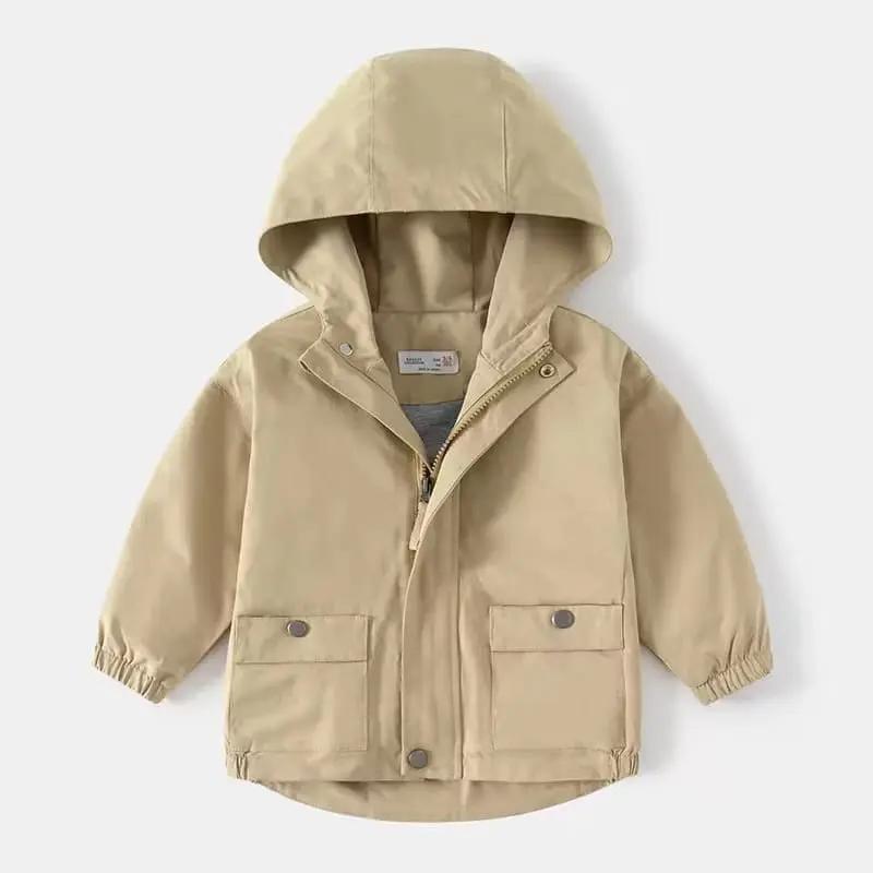 Jaket Anak Parasut Semi Parka Terbaru Usia 1-10 Tahun Laki-Laki Perempuan UNISEX - Fashion Cowok Cewek 1