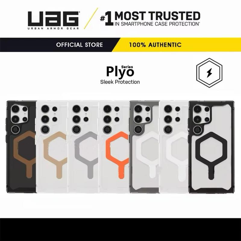 Ốp Lưng UAG Plyo Pro, Có Magsafe, Dành Cho Samsung Galaxy S25 Ultra, Galaxy S24 Plus, Galaxy S24 Plus, Galaxy S23, Ốp Điện Thoại Bảo Vệ Màu Vàng, Ốp Chống Rơi, Trong Suốt, Chống Sốc 2