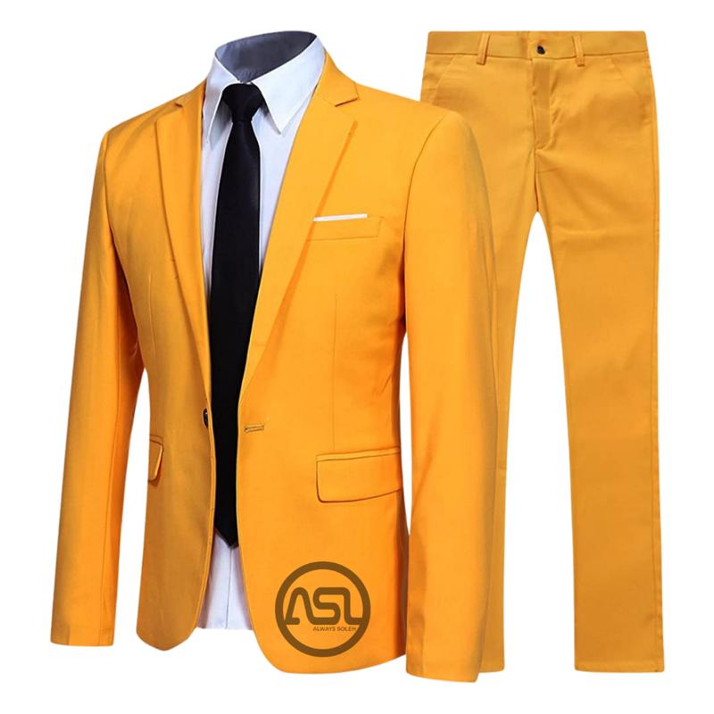 Setelan Jas Pria Formal Slimfit Premium Elegan Stelan Blazer Cowok Hitam Korean Style Casual 5
