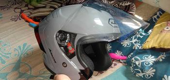 Product Review of Kaca Helm JITSU JS1 Visor Helmet FLAT venom open jitsu jsone flat tebal nyaman JS ONE iridium byThree Maestro tm2 Motorcycle from A**k 3