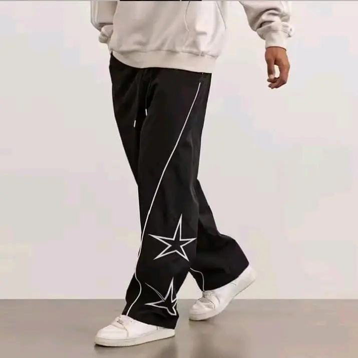 CELANA PANJANG BINTANG BAGGY PANTS VINTAGE Celana Panjang Casual  Jogger Nyaman 0