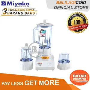 Miyako Blender 3in1 Plastik BL 102 PL / Blender Plastik Miyako BL-102PL / Blender Miyako BL102PL / Blender Murah 3in1