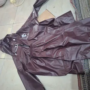 Jas Hujan Anak Setelan Jaket Celana Umur 5-10 Tahun Unisex Laki laki Perempuan Pvc Karet Elastis