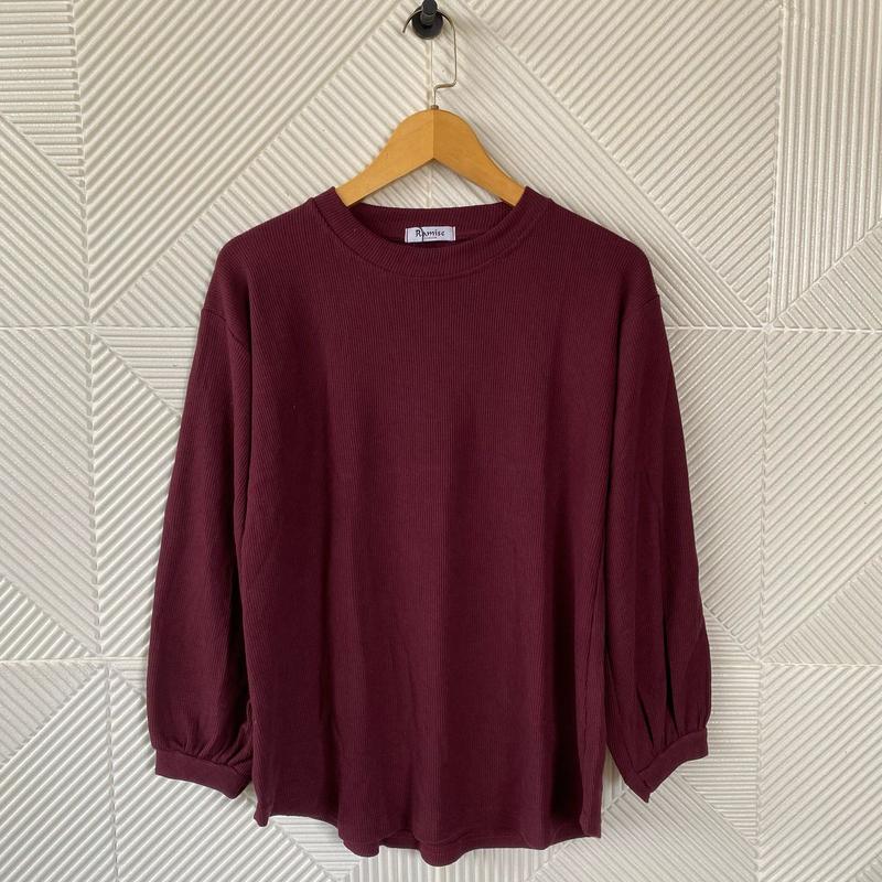 Product Introduction of atasan kaos oversize polos lengan panjang wanita/kaos jumbo/kaos oblong/atasan kxxL oversize oval lengan panjang wanita/shabhira16 4