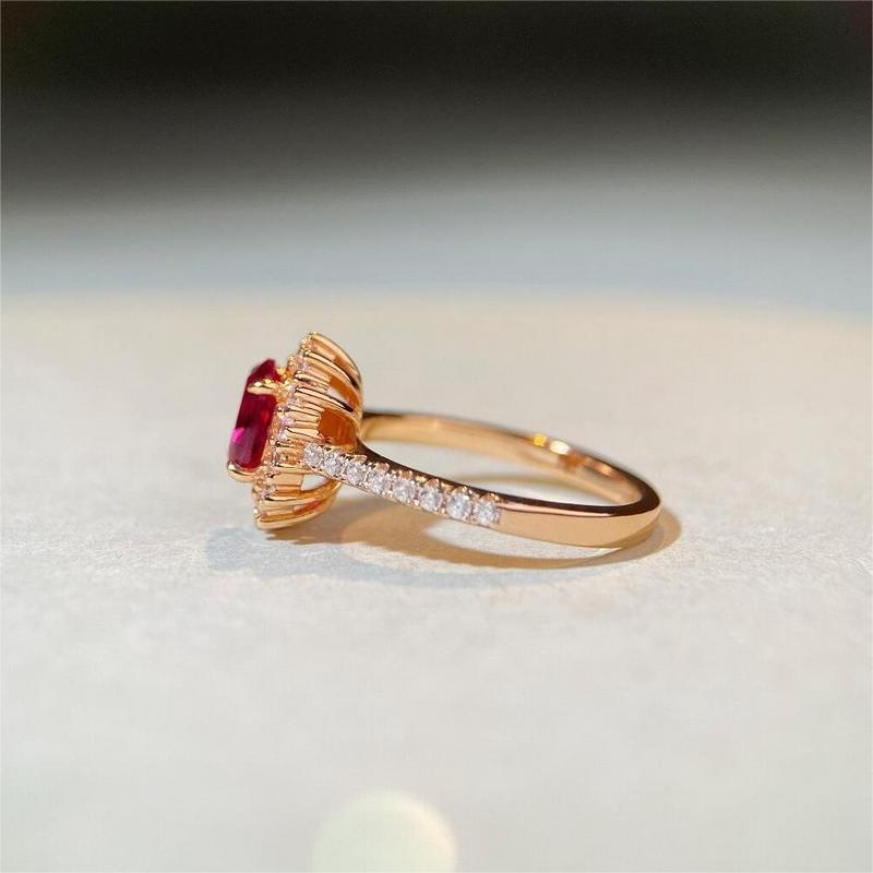 Product Introduction of s925 silver Oval Ring Vintage Style Hundred Styles Female 4