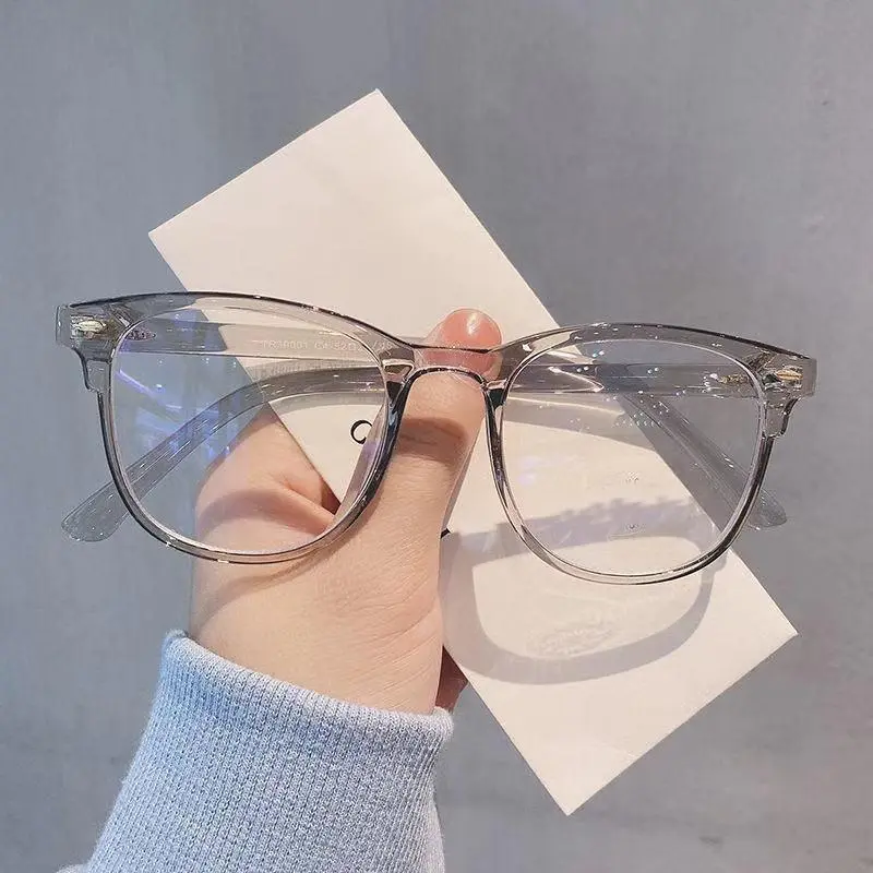 JL Kacamata Transparan Anti Radiasi untuk Pria Wanita  Optik Fashion Bentuk Kotak Eyeglasses AR010