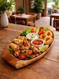 Gambar Piring Kayu Artisan Natural Wooden Leaf Tray dari Elha Interior Kota Denpasar 3 Tokopedia