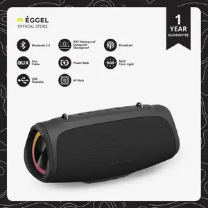 Eggel Terra 3 Max Waterproof Bluetooth Speaker with RGB Lights