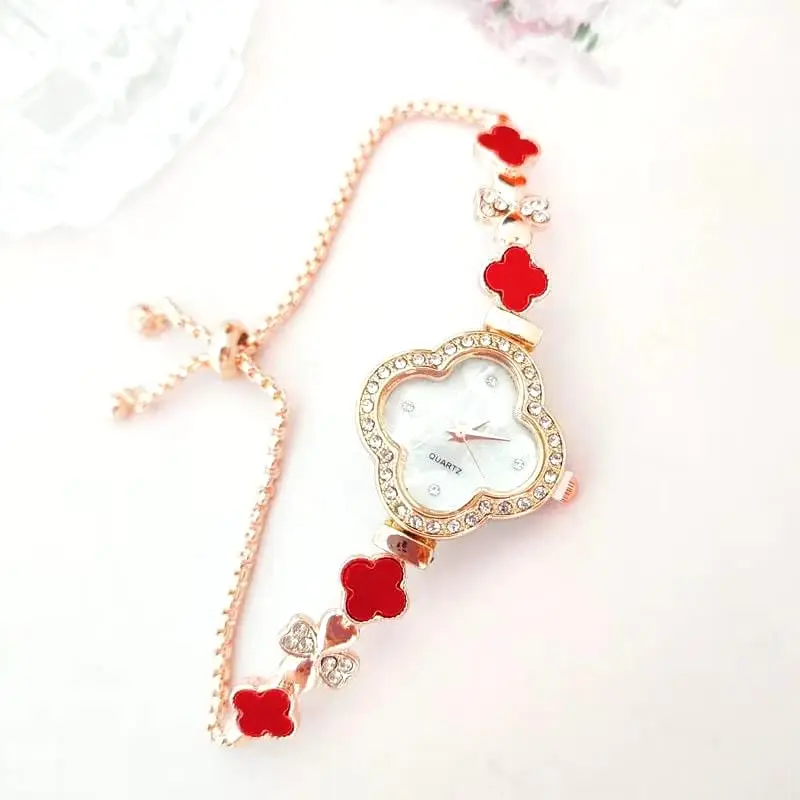 Jam Tangan Serut Mewah Gelang Serut Wanita Analog Quartz Adjustable Anti Air Rantai Stainless Steel Diamond Fashion JAM TANGAN KOREA GELANG JAM TANGAN GELANG SERUT 4