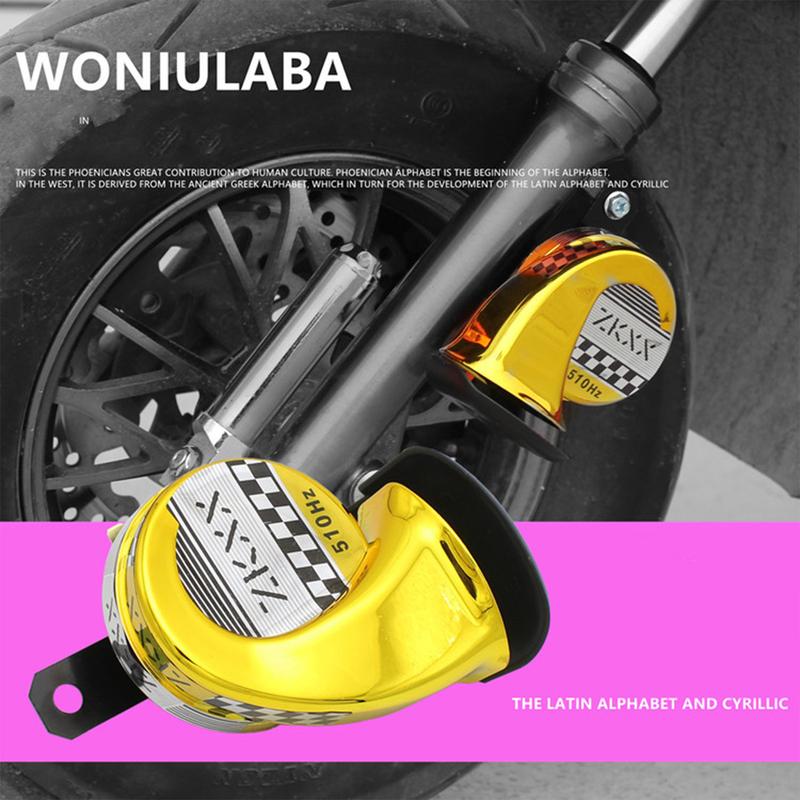Product Introduction of Pedal electric vehicle motorcycle monophonic horn 12V snail horn waterproof color horn super loud electroplating,Centrifugal horn, motorcycle, car, 12v, 1 grade A 28