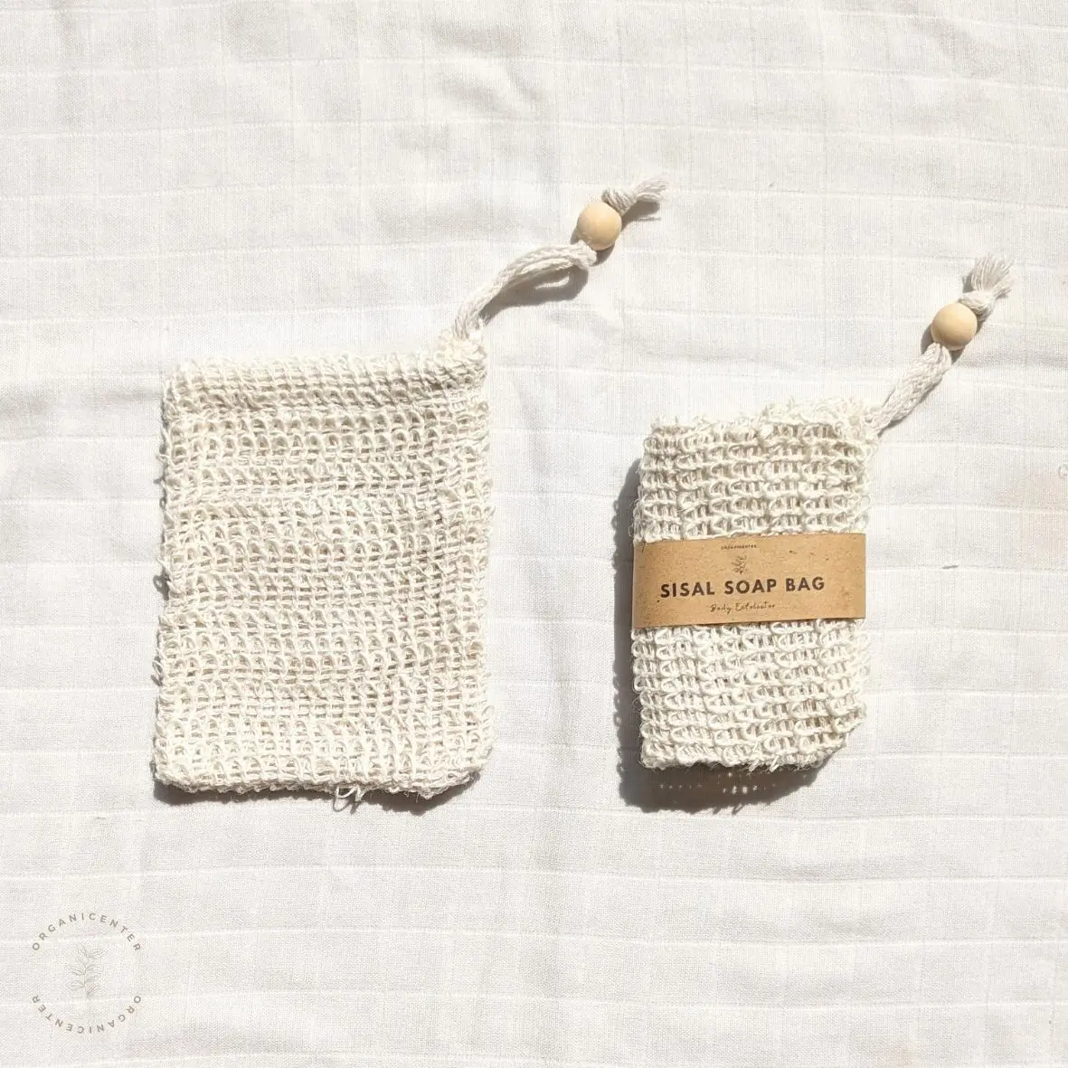 Sisal Soap Bag Kantong Sabun Soap Saver Alami Natural Exfoliating Ecofriendly Zero Waste